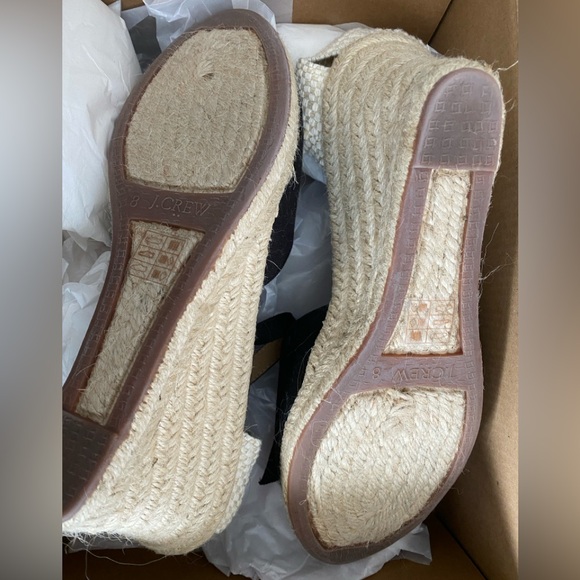 J Crew NIB Espadrilles. Ankle Strap. Size 8. - Picture 3 of 4